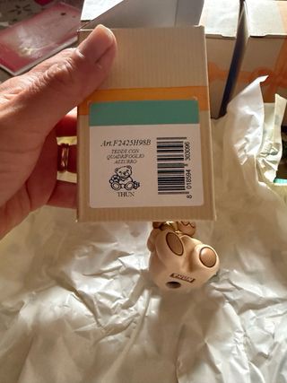 Thun Orsetto Teddy Quadrifoglio Azzurro