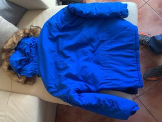 Chaqueta Napapijri Azul con Capucha y Logo
