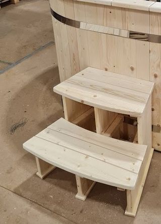 Tina de madera para frío wellness