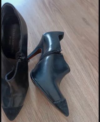 Zapatos de tacón Zara negros