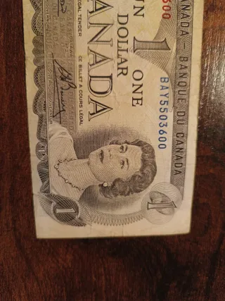 Banconota Canada 1 Dollaro