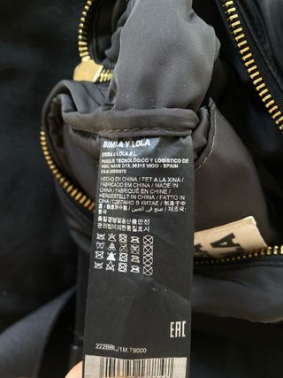 Bolso amplio Bimba y Lola Negro