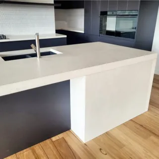 Encimera de hormigón a medida.