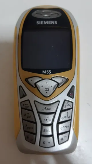 Móvil Siemens M55 Amarillo/Plateado