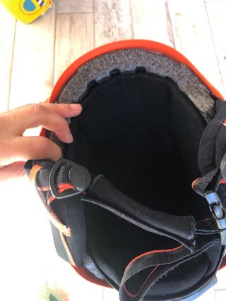 Casco Esquí Infantil Naranja Talla XS CEBE