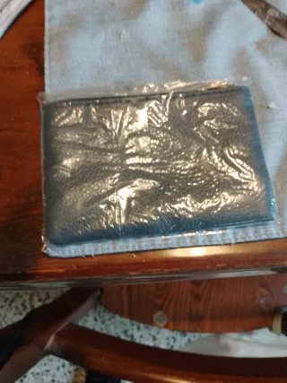 Piccolo portamonete nero/grigio