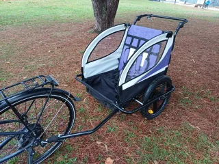 Carro remolque para bicicleta