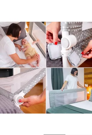 Barrera seguridad cama matrimonio 150cm