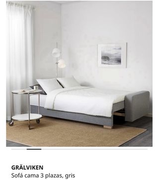 Divano letto IKEA Grälviken Grigio
