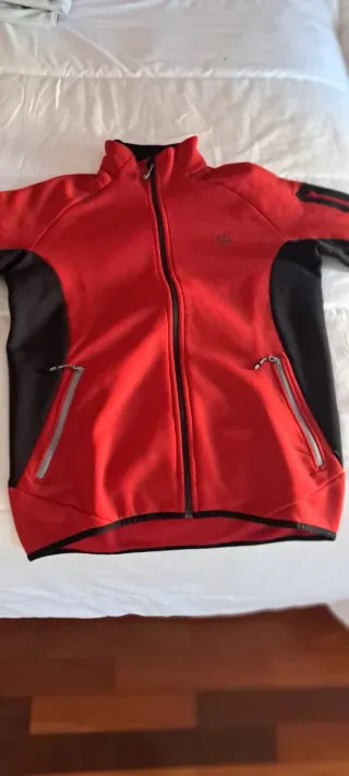 Chaqueta Polar Ternua Roja Polartec Power Strech