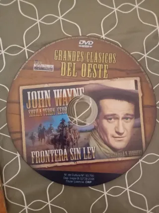 Frontera sin Ley DVD John Wayne Clásico Oeste