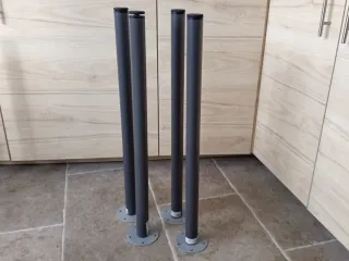 Patas Ikea ADILS grises (4 unidades)