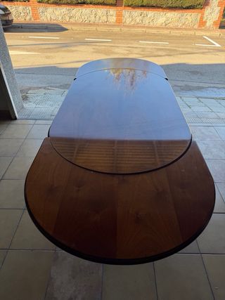 Mesa comedor ovalada madera