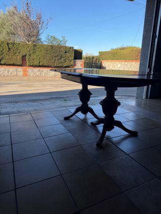 Mesa comedor ovalada madera