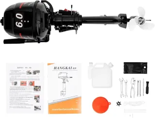 Motor fueraborda Hangkai 6 HP 2 tiempos