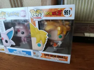 Lote 4 Funko Pop! Boruto, MHA, Pokémon, DBZ