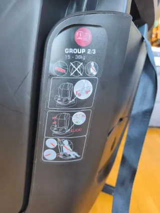 Dos Sillas de coche Isofix y Top Tether