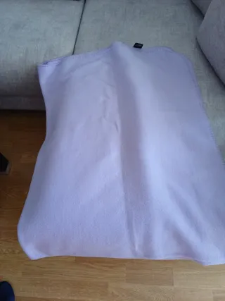 Manta de sofá de tela gris