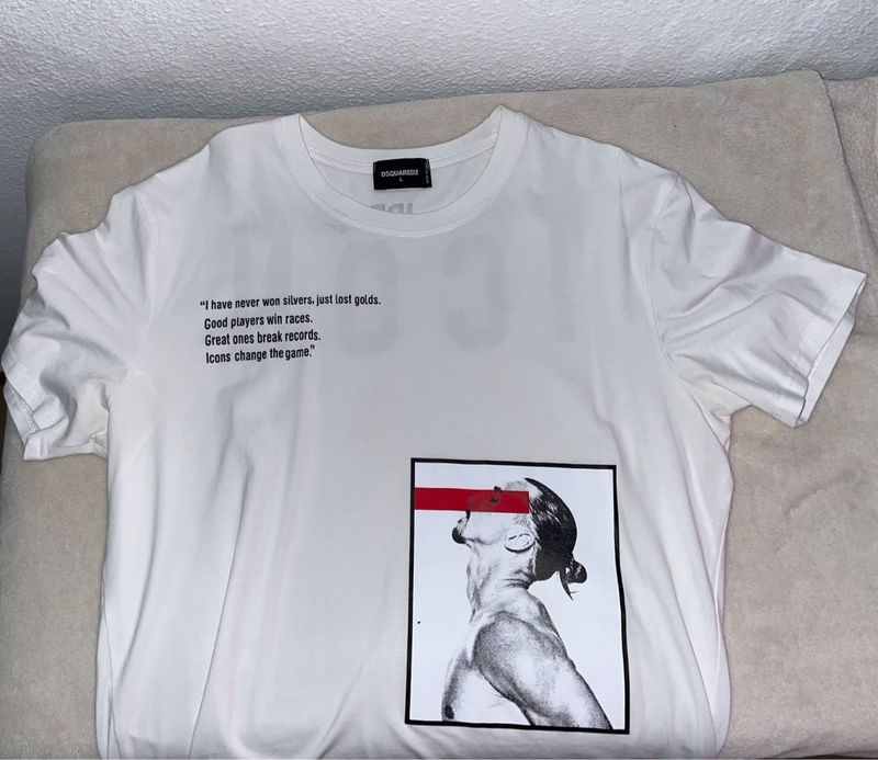 T-shirt Dsquared2 Ibrahimovic - Couleur Noire, Taille M - Occasion En Très Bon état