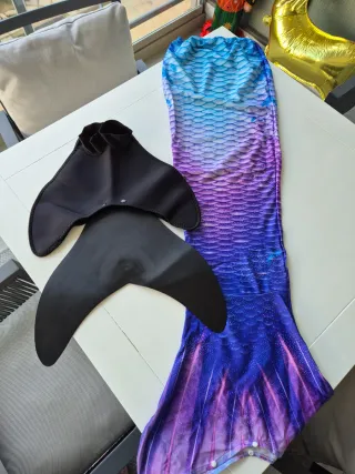 Cola de Sirena y Aletas Neopreno