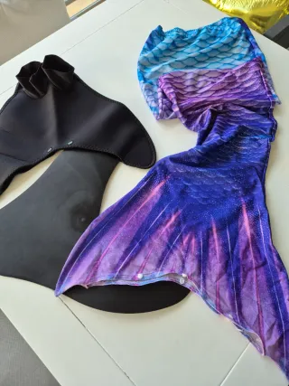 Cola de Sirena y Aletas Neopreno
