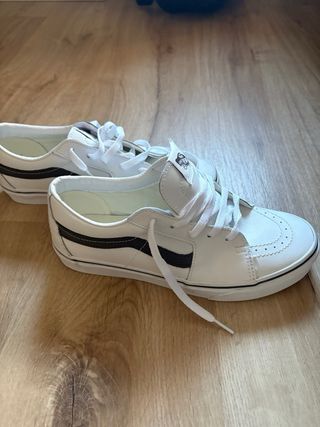 Zapatillas Vans Unisex Blancas Talla 40.5