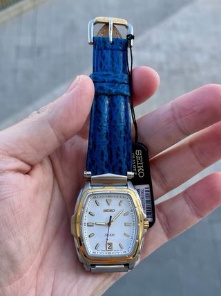 Reloj Seiko Tank SQ 100 Vintage NOS *Año 1995*
