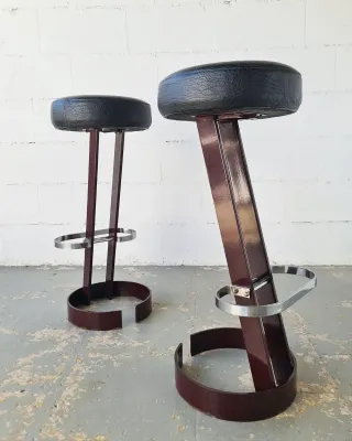 2 taburetes tipo Z Art Deco.