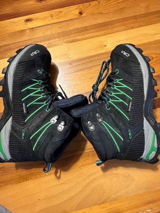 Scarponcini CMP n.41 nero/verde