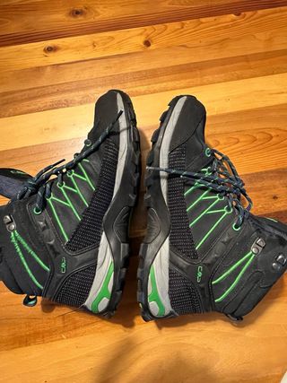 Scarponcini CMP n.41 nero/verde