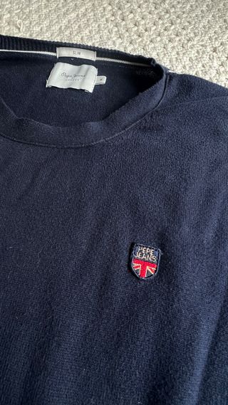 Jersey Azul Marino Cuello Redondo “Pepe Jeans”