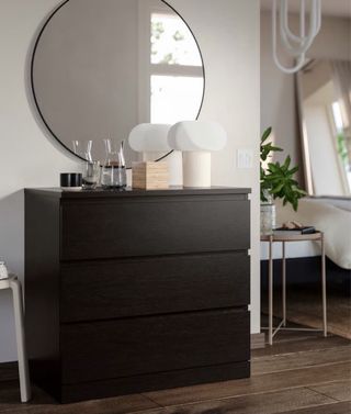 Cómoda Ikea Malm Marron