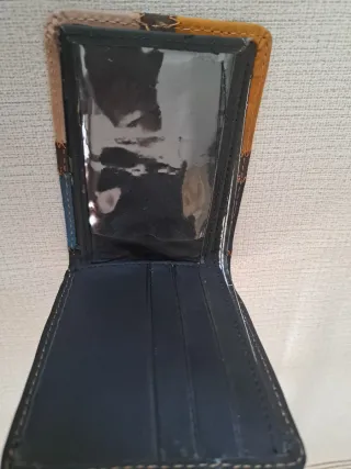 Cartera Cuero Imperio Inca Perú Multicolor