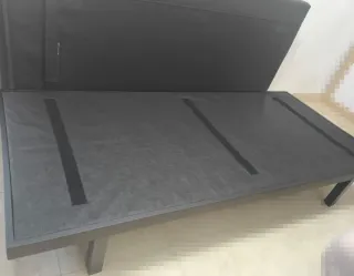 Diván Cama Negro 90x195