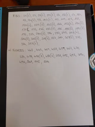 Listado Repetidos Megacracks