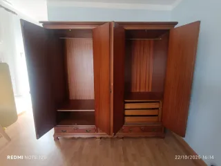 Gran Armario Madera Maciza 5 Puertas