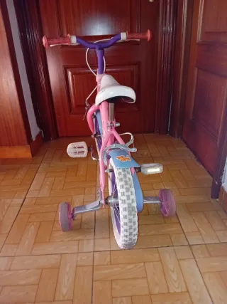Bicicleta infantil rosa 3-5 años