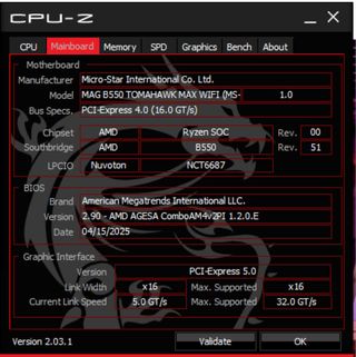 Placa Base MSI B550 Tomahawk MAX WIFI AM4