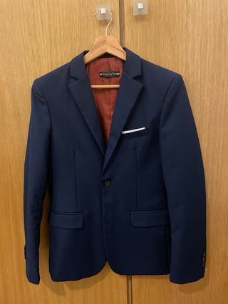 Conjunto TRAJE azul marino NIÑO 14 años