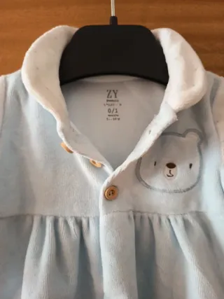 Pijama Bebé Zippy Ursinho Azul