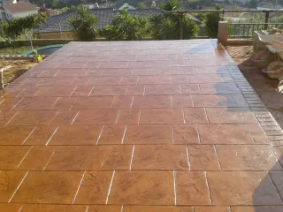 Hormigón impreso para exteriores