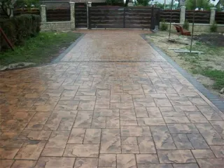 Hormigón impreso para exteriores