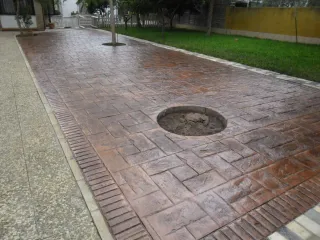 Hormigón impreso para exteriores