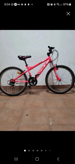 Bicicleta niña Rueda 24 Rosa