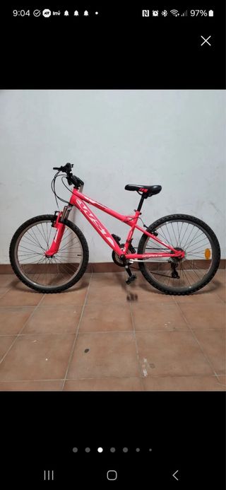 Bicicleta niña Rueda 24 Rosa