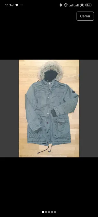 Abrigo verde Only & Sons Talla M