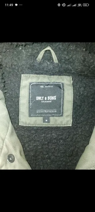 Abrigo verde Only & Sons Talla M