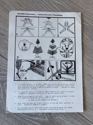 Árbol de Navidad Abeto Plegable verde.