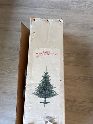 Árbol de Navidad Abeto Plegable verde.