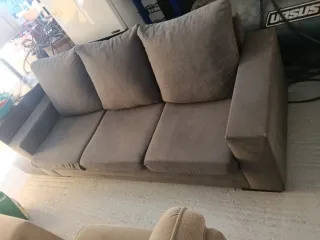 Sofá de 3 plazas gris